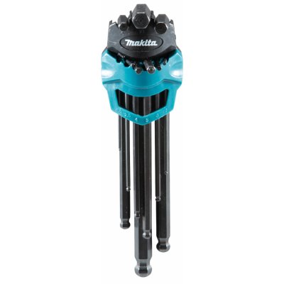 Makita B-65894 - Sada L-klíčů zástrčných šestihranných s kuličkou - IMBUS 9-dílná 1,5-10mm, 950 PKL/9 BM N – Zboží Dáma