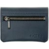 Peněženka Kožená peněženka FIXED Tripple Wallet for AirTag z pravé hovězí kůže modrá