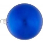 DECOLED Velká vánoční koule 20 cm, modrá lesklá, UV, plastová, venkovní – Hledejceny.cz