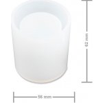Manumi Silikonová forma na odlévání křišťálové pryskyřice kulatý stojánek na tužky 62x56x37mm 3 ks – Sleviste.cz