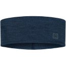 Buff Merino Wide Headband solid night blue