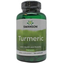 Swanson Kurkuma Turmeric 720 mg 100 kapslí