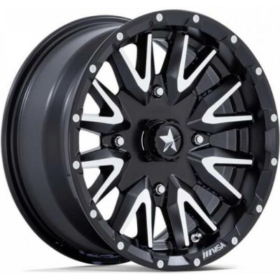 Msa Offroad Wheels M49 Creed 7x16 4x137 ET10 Matte black machined 96 | Zboží Auto