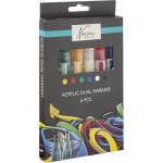 CreaToys Akrylové oboustranné fixy, 6 ks – Hledejceny.cz