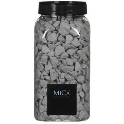 Dekorační drť v dóze, Mica, 650 ml, světle šedá – Hledejceny.cz