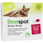 Dronspot Spot-on Cat 96 / 24 mg 2 x 1,12 ml – Hledejceny.cz