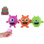 Teddies Míček příšerka monstrum antistresový mačkací sliz 9x8cm 3 barvy 12ks v boxu – Hledejceny.cz