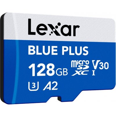 Lexar microSDHC Blue Plus 128GB LMSBLPL128G-BNANG – Zboží Mobilmania