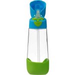 b.box Lahev na pití s brčkem 600 ml modrá/zelená – Zboží Dáma