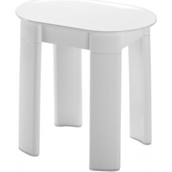 Aqualine Tetra Koupelnová stolička 42 x 41 x 27 cm, bílá 2872