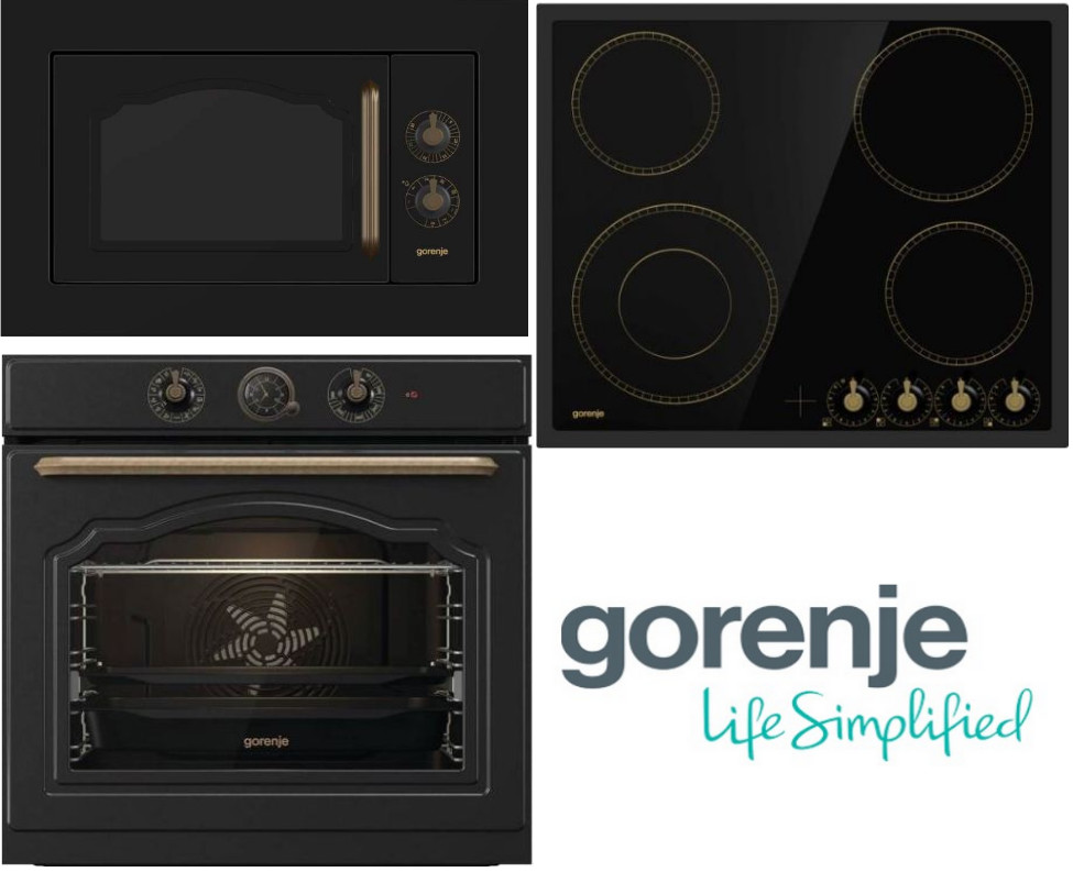 Set Gorenje BOS67372CLB + EC 642 CLB + BM 235 CLB