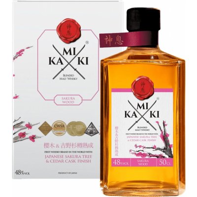 Kamiki Sakura Wood 48% 0,5 l (karton) – Sleviste.cz