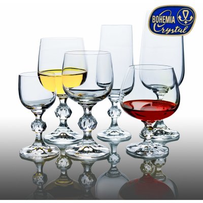 Crystalex CZ Skleničky na víno bílé Claudia 190 ml 6 ks – Zboží Mobilmania