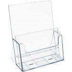 A-Z Reklama CZ plastový stojánek na letáky nad sebou stojací 2 x A4 – Hledejceny.cz