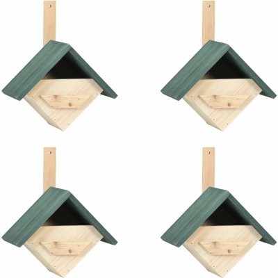 VidaXL Ptačí budky 4 ks 24 x 16 x 30 cm jedlové dřevo 9799.47247 – Hledejceny.cz