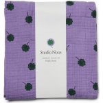 STUDIO NOOS SWADDLE ZAVINOVAČKA Print Large Purple Clover – Hledejceny.cz
