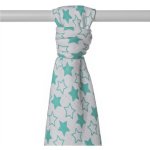 Kikko Bambusová osuška XKKO BMB 90x100 Little Stars Turquoise – Zboží Dáma