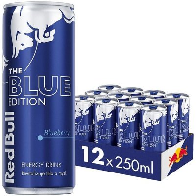 Red Bull Blue edition borůvka 12 × 250 ml