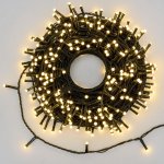 XmasKING LED řetěz 25m solární trafo 230V venkovní 500 LED teplá bílá – Hledejceny.cz