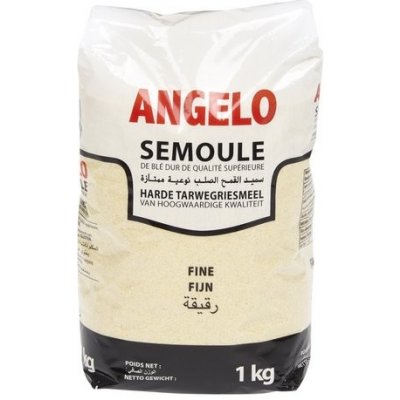 ANGELO Semolina pšeničná jemná 1 kg – Sleviste.cz