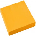 Amscan papírové ubrousky žluté 20ks 33x33cm – Sleviste.cz