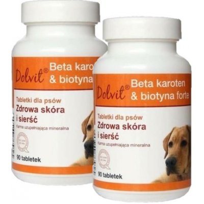 Dolvit Beta karoten & biotin forte 2 x 90 tablet – Hledejceny.cz