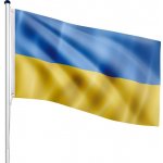 FLAGMASTER® 92493 FLAGMASTER Vlajkový stožár vč. vlajky Ukrajina, 650 cm – Hledejceny.cz