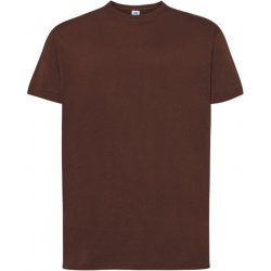 JHK tričko Regular TSRA150 krátký rukáv pánské 1TE-TSRA150-Chocolate čokoládová