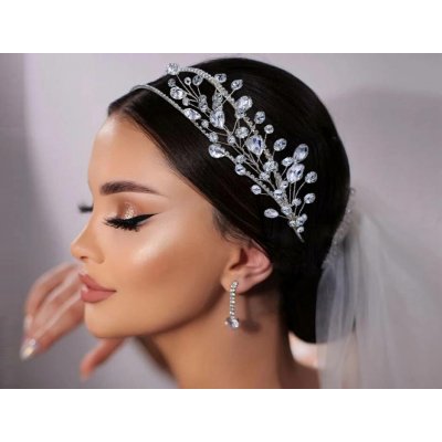 Naishide Jewelry Čelenka do vlasů s krystalovou větvičkou – Sleviste.cz