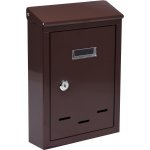 Divio Poštovní schránka 285x200x60 mm - hnědá – Zboží Mobilmania