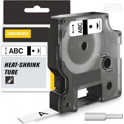 Páska AltPrint [Dymo] Rhino bužírky 6mm (18051) bílá, 1,5m – Zboží Živě