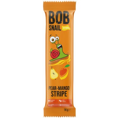 Bob Snail Šnek BOB ovocný plátek hruška mango 14 g – Zbozi.Blesk.cz