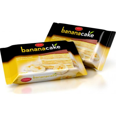 Vincinni Banana Cake Piškotový řez s banánovou náplní 250g – Zboží Dáma