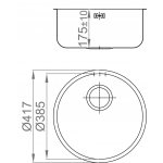 Sinks RDMIL4176V MITHUS 417 V 0,6mm leštěný – Zbozi.Blesk.cz