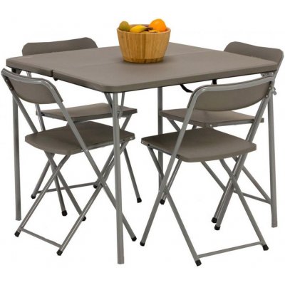 Vango ORCHARD XL 182 TABLE AND CHAIR SET grey Šedá stůl a židle – Zboží Mobilmania