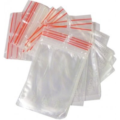 ECOFOL Uzavíratelný ZIP sáček LDPE 10x15 cm bal/100 ks – Zboží Dáma