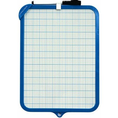 Oboustranně stíratelná tabulka CONCORDE 19 x 29 cm modrá – Zboží Mobilmania