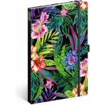 Presco Group Notes Tropical linkovaný, 13 × 21 cm – Zboží Mobilmania