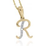 Zlatnictví U Kostela Zlaté přívěsky písmenka abecedy s diamantem 4482x24159840 – Hledejceny.cz