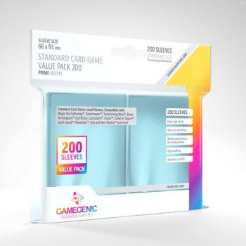 Game Genic Prime Standard Card Game Value Pack Obaly 200 ks