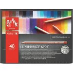 Caran d'Ache 6901.740 Luminance umělecké pastelky nejvyšší kvality 40 ks