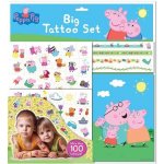 Jiri Models Velký set s tetováním Prasátko Peppa – Zboží Dáma
