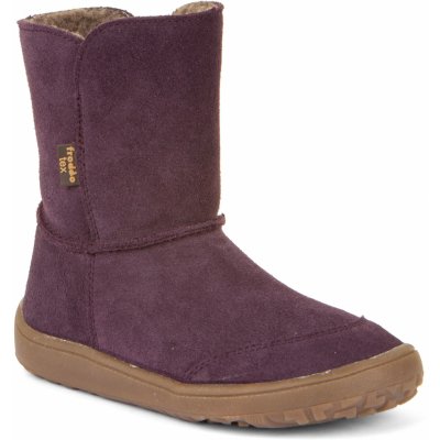 Froddo zimní kozačky barefoot tex suede AW23 purple – Zboží Mobilmania