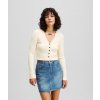 Dámský svetr a pulovr Karl lagerfeld JEANS KLJ CROPPED CARDIGAN PRISTINE