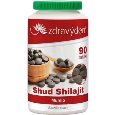 Zdravý den Shud Shilajit Mumio 90 tablet 37,8 g – Hledejceny.cz