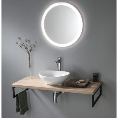 Aqualine VEGA deska pod umyvadlo 62,5 x 45 cm dub platin VG765 – Zboží Dáma