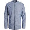 Pánská Košile Jack&Jones pánská košile JJELINEN slim fit 12248581 faded denim