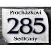 Sport hobby Cedulka domovní číslo, příjmení, ulice/CD2030 Velikost: 20x15