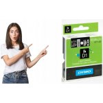 Dymo bílý tisk/černý podklad, 7m, 12mm, S0720610 – Zboží Dáma