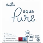 Pampers Aqua Pure dětské čisticí ubrousky 18 x 48 ks – Sleviste.cz